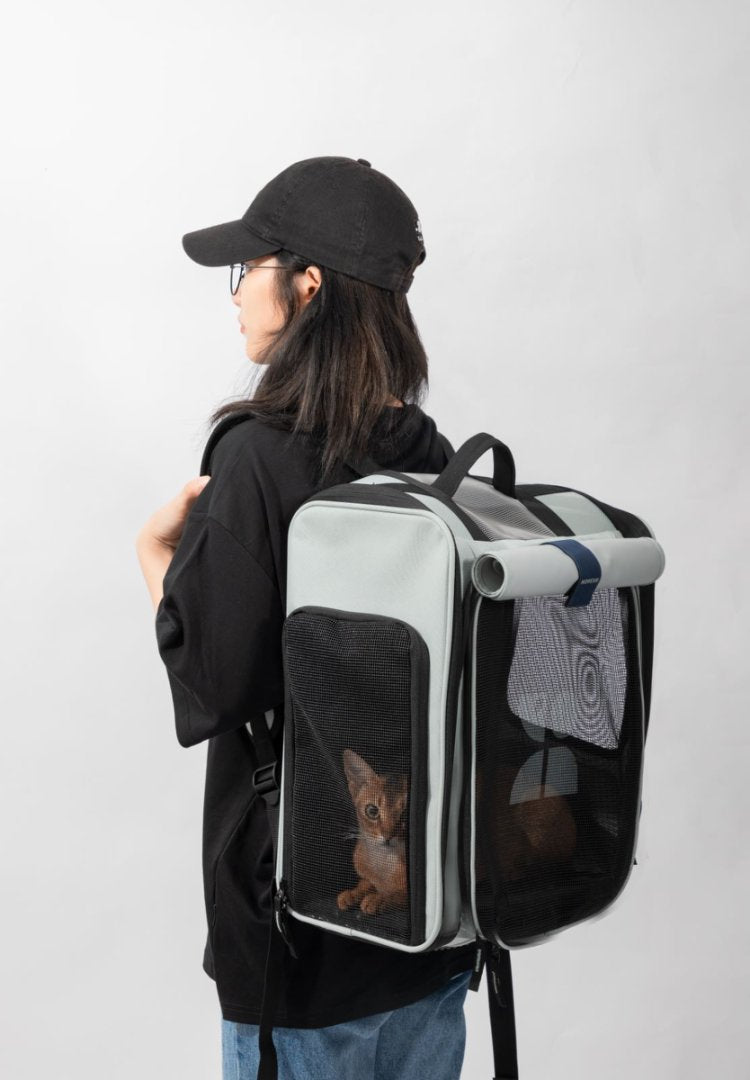 Outdoor Pet Double-Opening Backpack