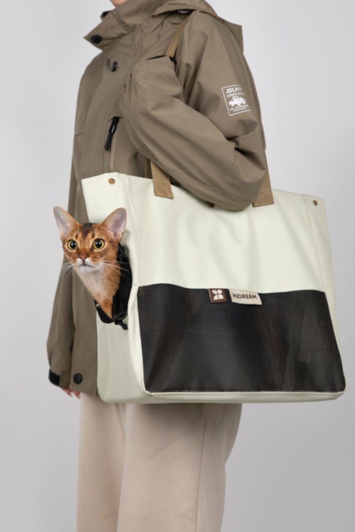 Two-Tone Single-Shoulder Pet Carrier